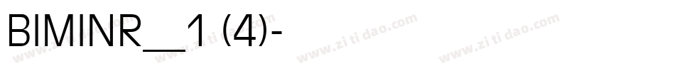 BIMINR__1 (4)字体转换